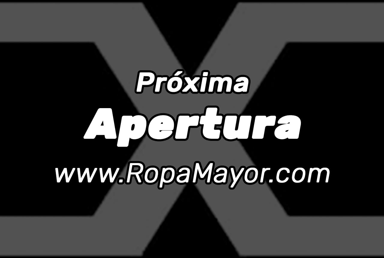 Banner para anunciar próxima apertura de tienda de ropa al por mayor