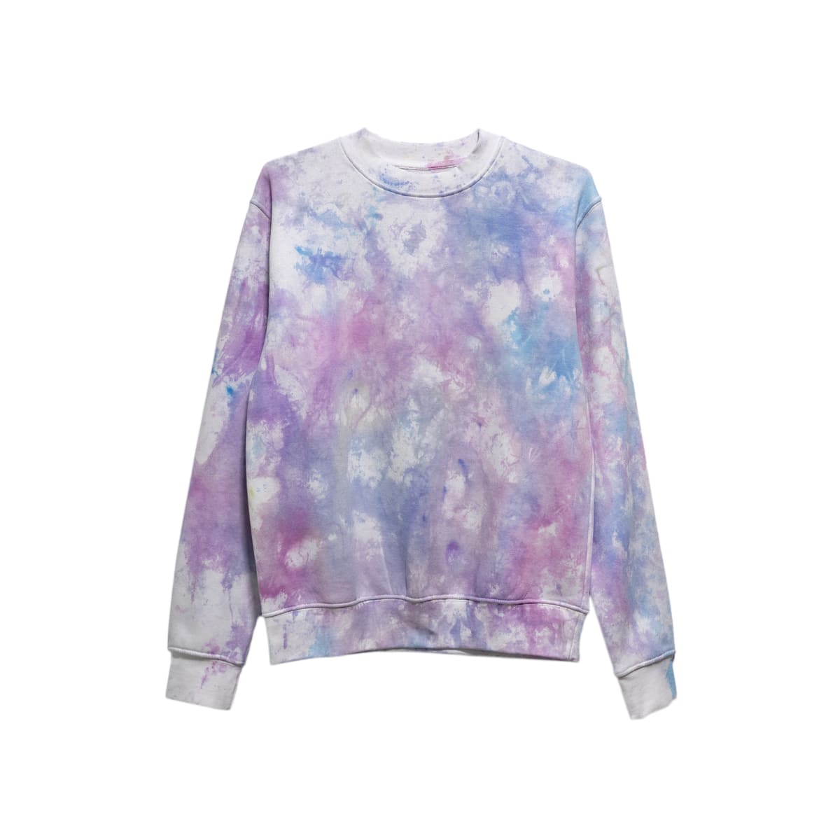 SUDADERA SIN CAPUCHA TIEDYE MANCHAS BICOLOR